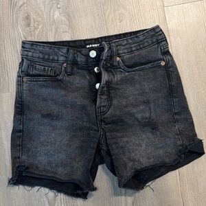 Old Navy Women's Dark Gray Jean Shorts
